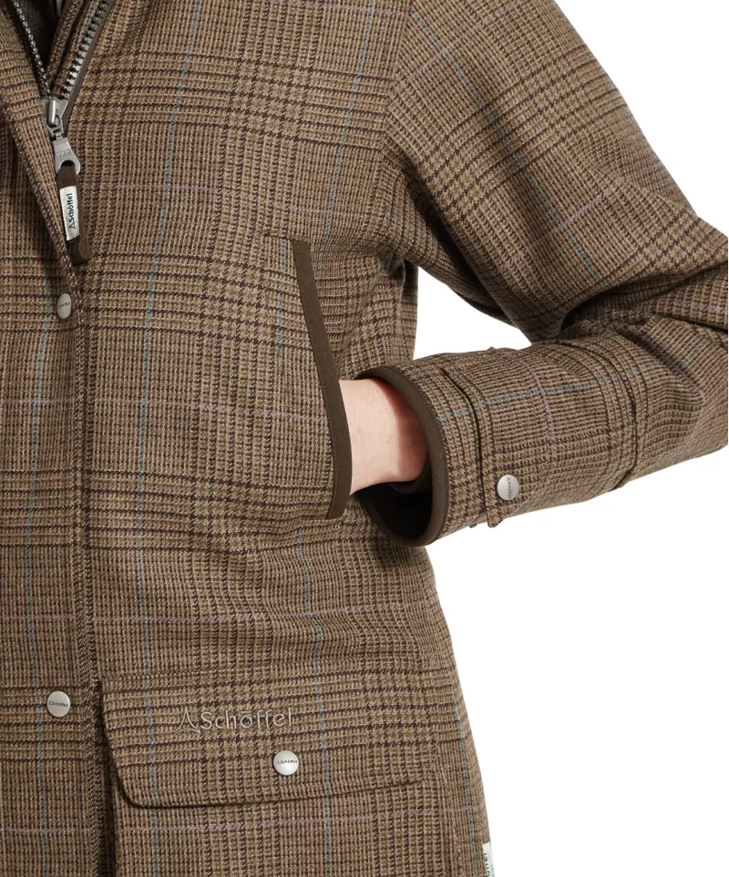 Schoffel Ptarmigan Tweed Coat - Teviot Tweed-6