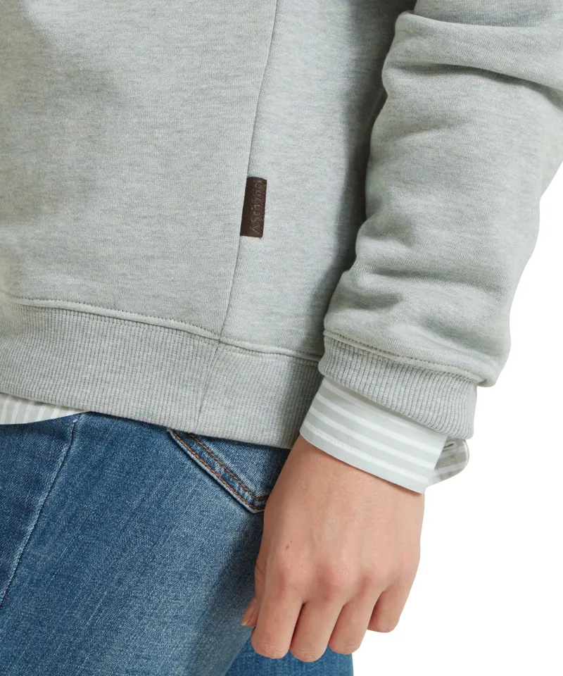 Schoffel Sennen Cove Quarter Zip Sweatshirt - Aqua Grey-6