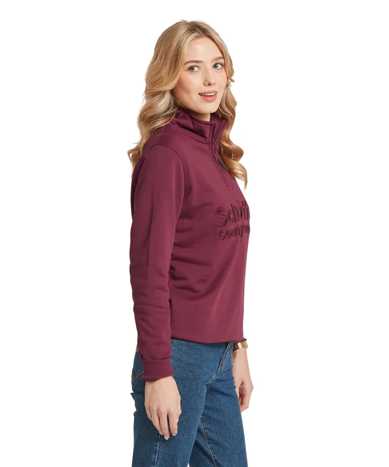 Schoffel St Issey Sweatshirt - Burgundy-2