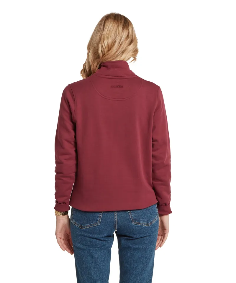 Schoffel St Issey Sweatshirt - Burgundy-3