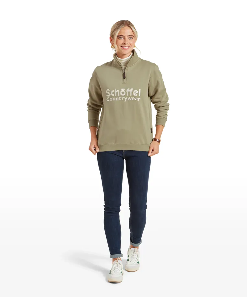 Schoffel St Issey Sweatshirt -  Light Sage-1