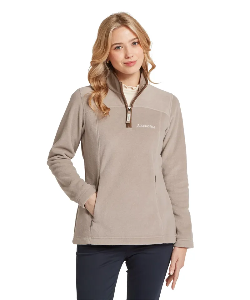 Schoffel Tilton Zip Fleece - Mushroom