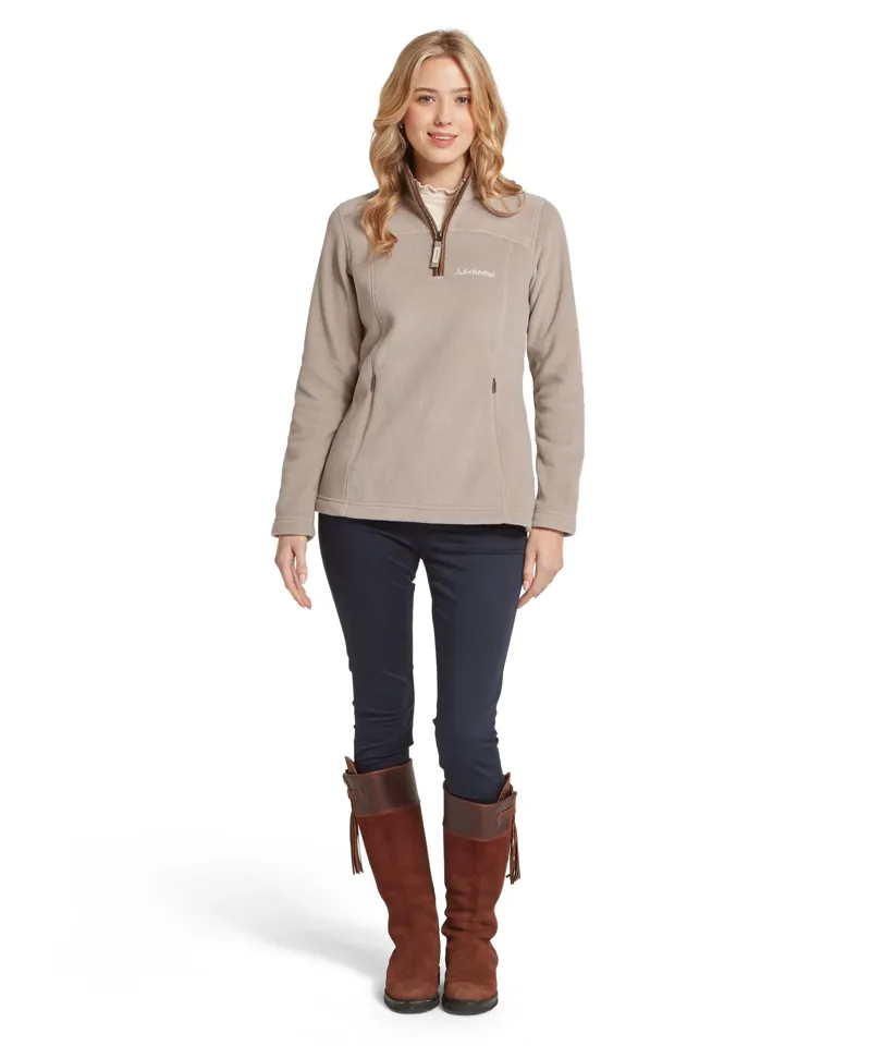 Schoffel Tilton Zip Fleece - Mushroom-1