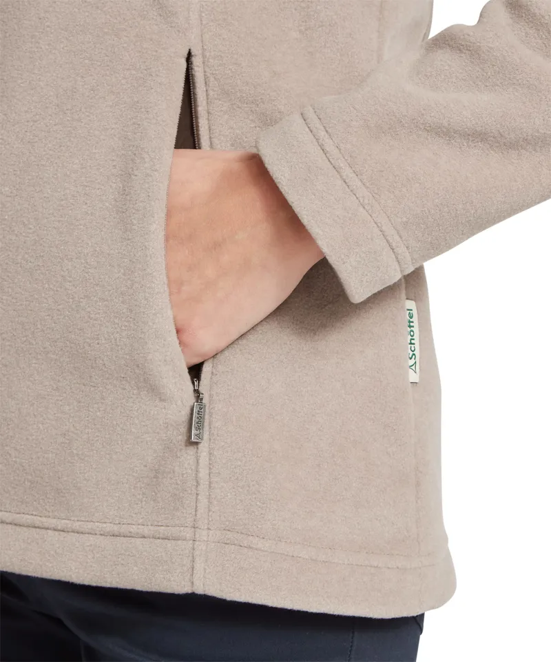 Schoffel Tilton Zip Fleece - Mushroom-5