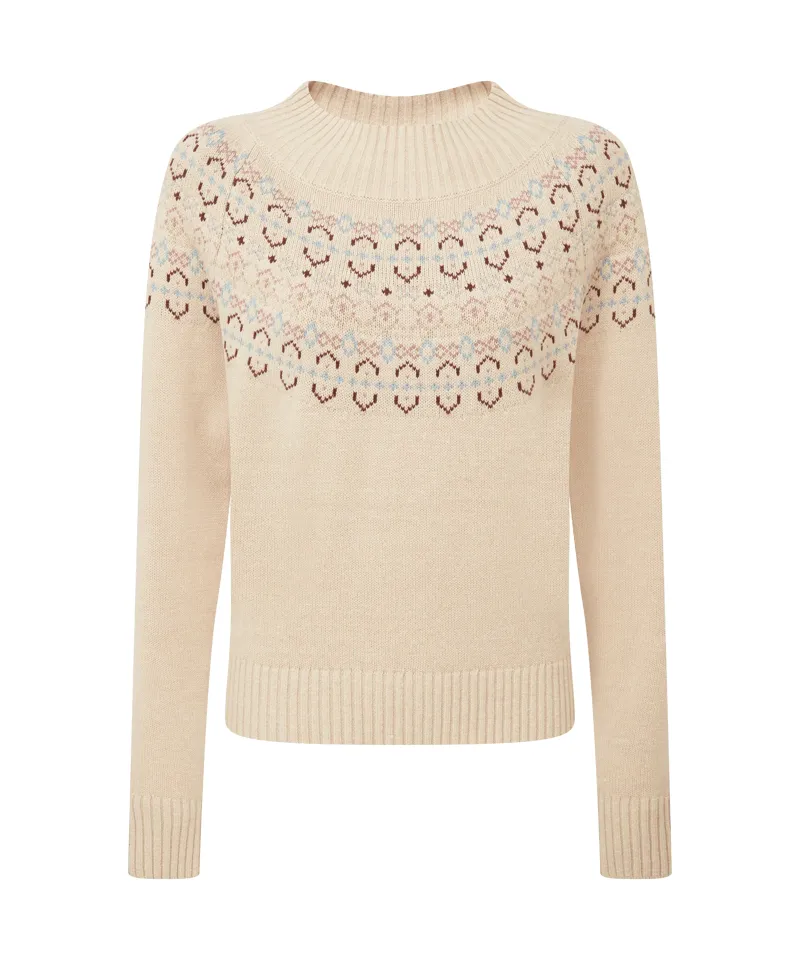 Schoffel Tresness Fairisle Jumper - Port/Lake Blue-5