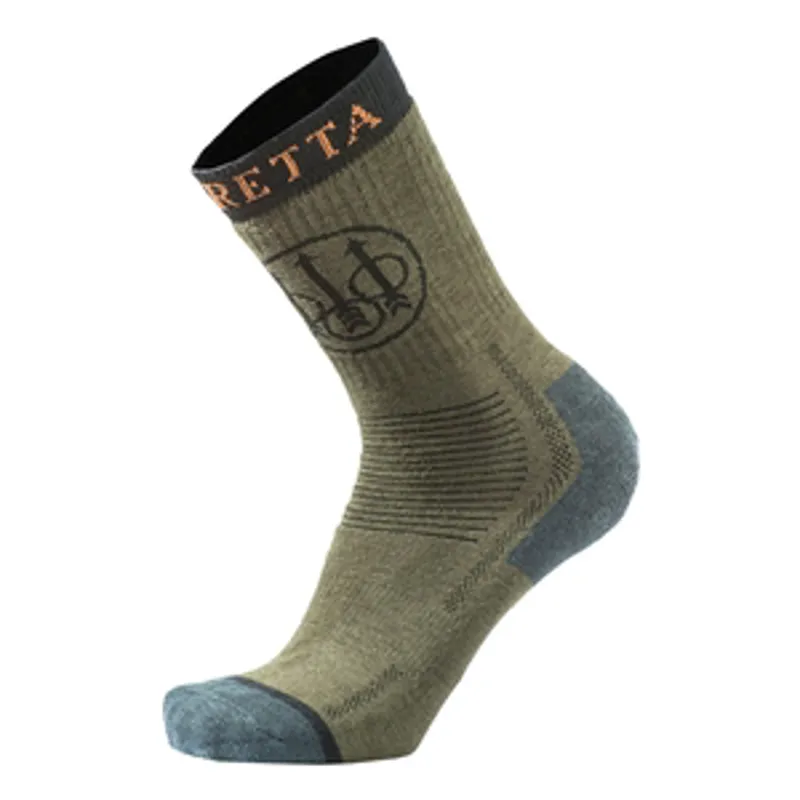 Beretta Green Short Merino Socks