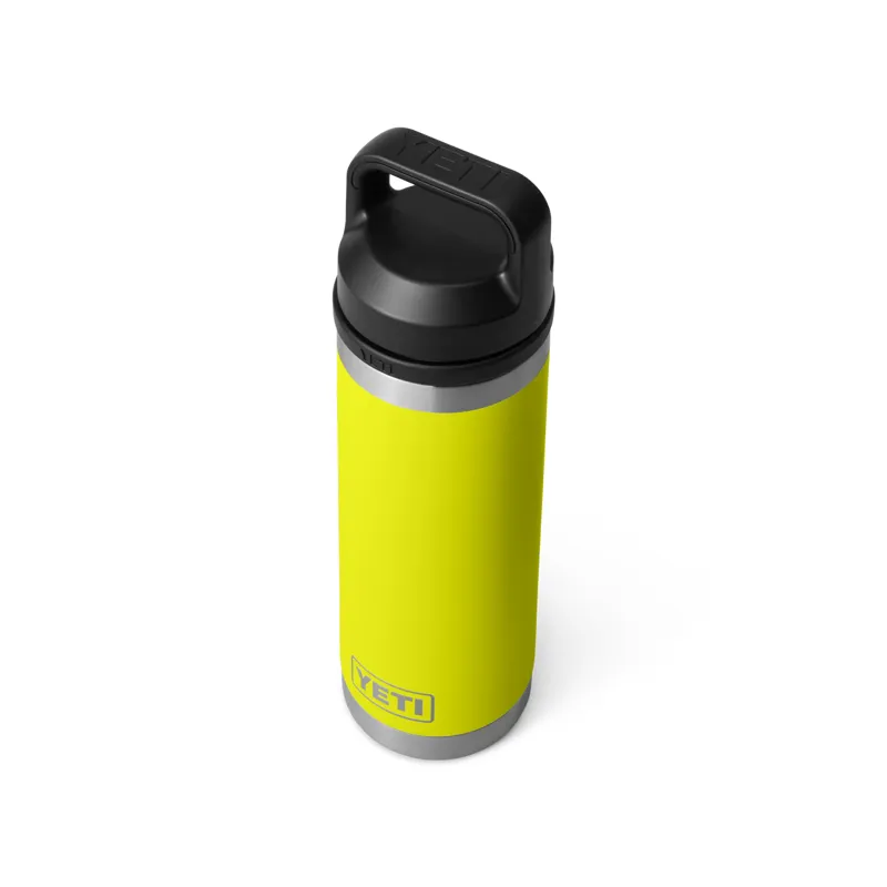 YETI Rambler 18 Oz Firefly Yellow Bottle With Chug Cap-2