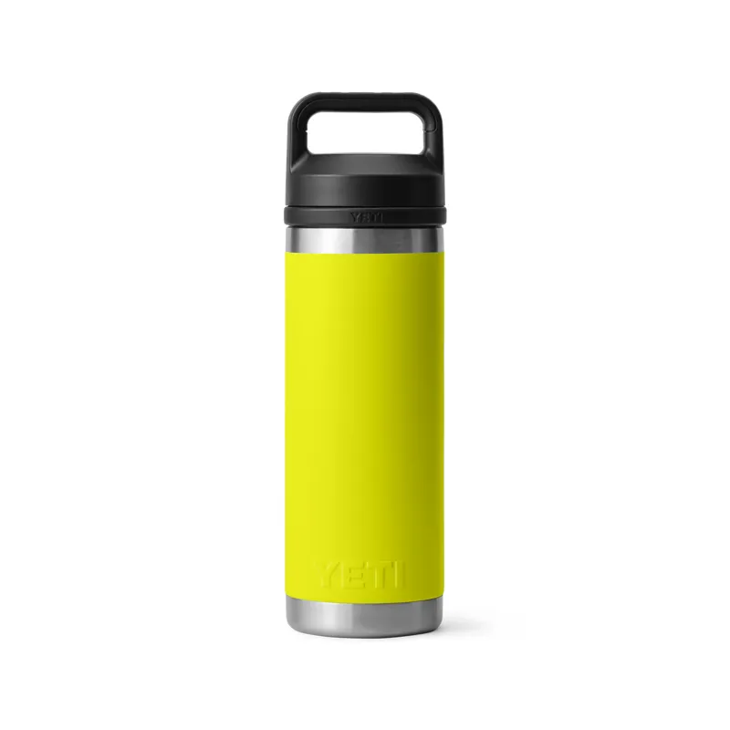 YETI Rambler 18 Oz Firefly Yellow Bottle With Chug Cap-1