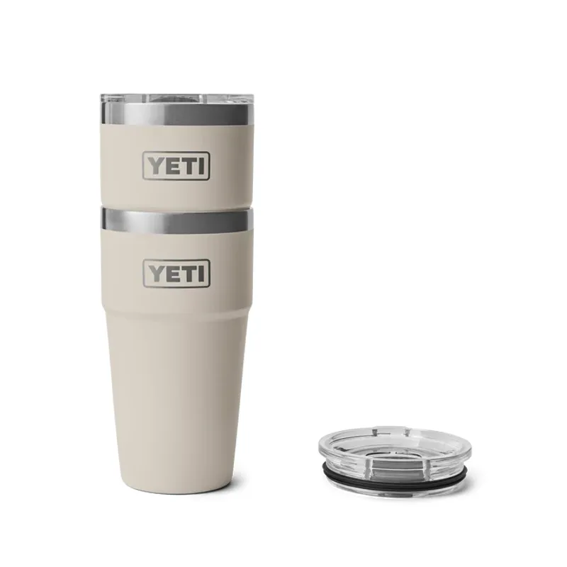 YETI Rambler 20 Oz Cape Taupe Stackable Tumbler-2