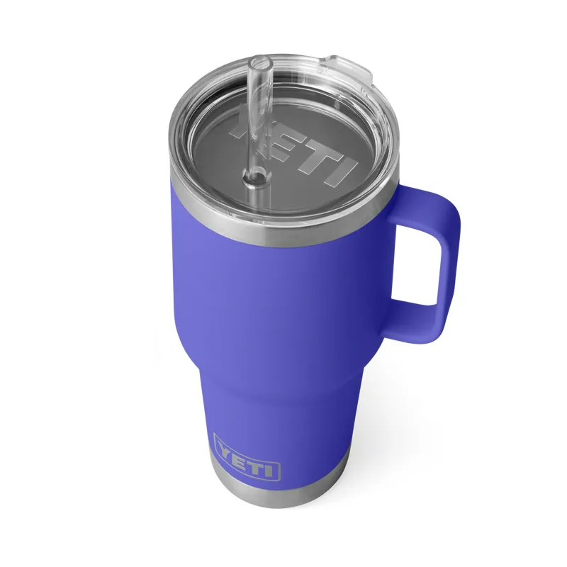YETI Rambler 35 Oz Ultramarine Violet Straw Mug-2
