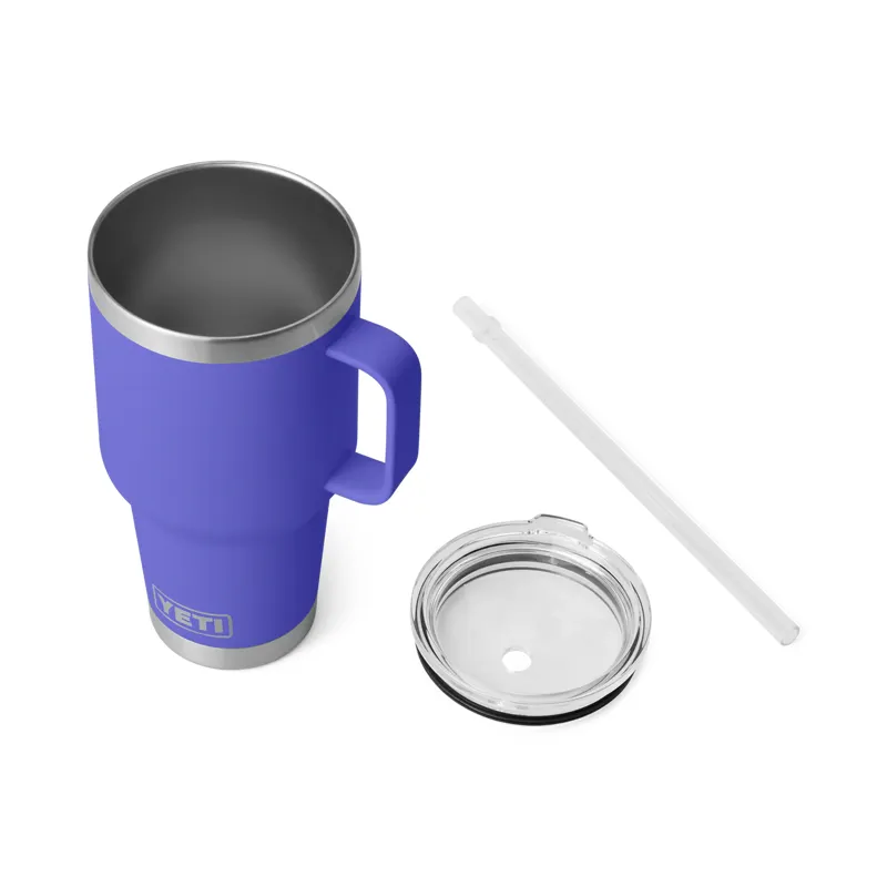 YETI Rambler 35 Oz Ultramarine Violet Straw Mug-3