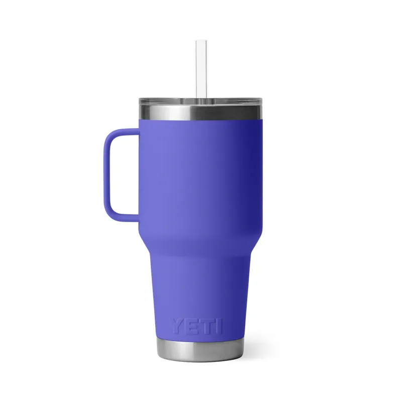 YETI Rambler 35 Oz Ultramarine Violet Straw Mug-1