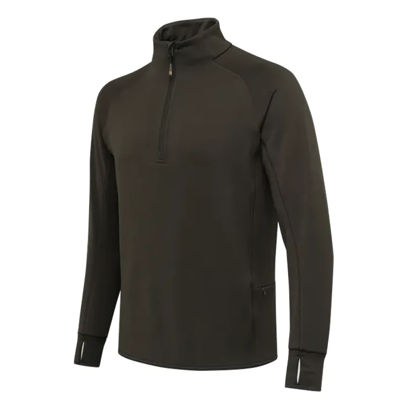 Beretta Green Moss Stretch Tech Half Zip Fleece
