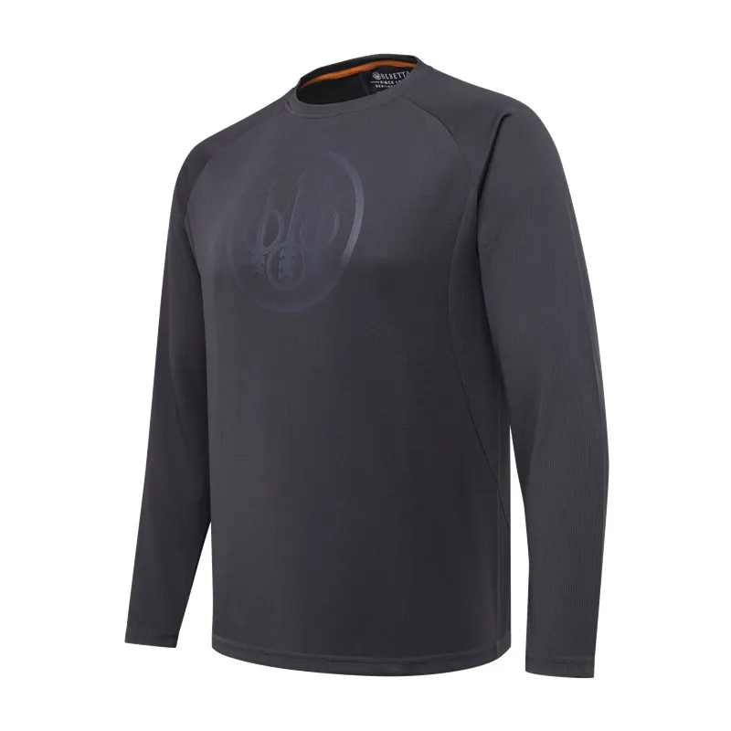 Beretta Ortles Charcoal LS T-Shirt