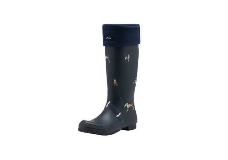 Joules Welton Welly French Navy Socks-1