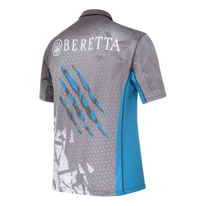 Beretta Rush Scratch Black and Blue Excell Polo-1