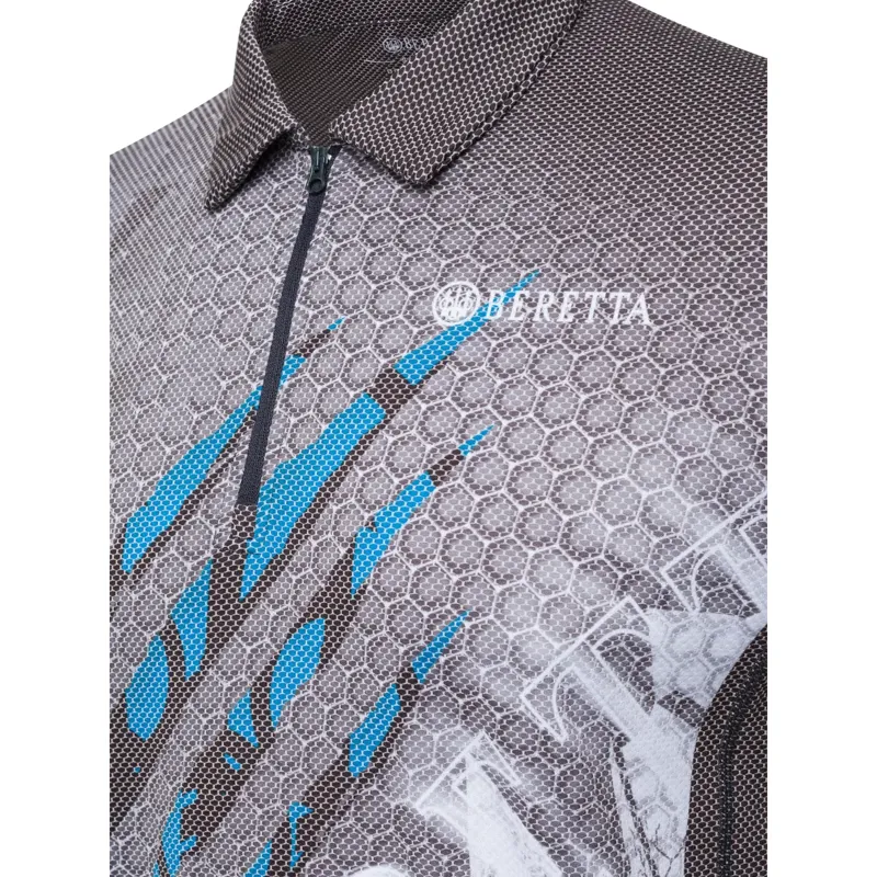 Beretta Rush Scratch Black and Blue Excell Polo-2