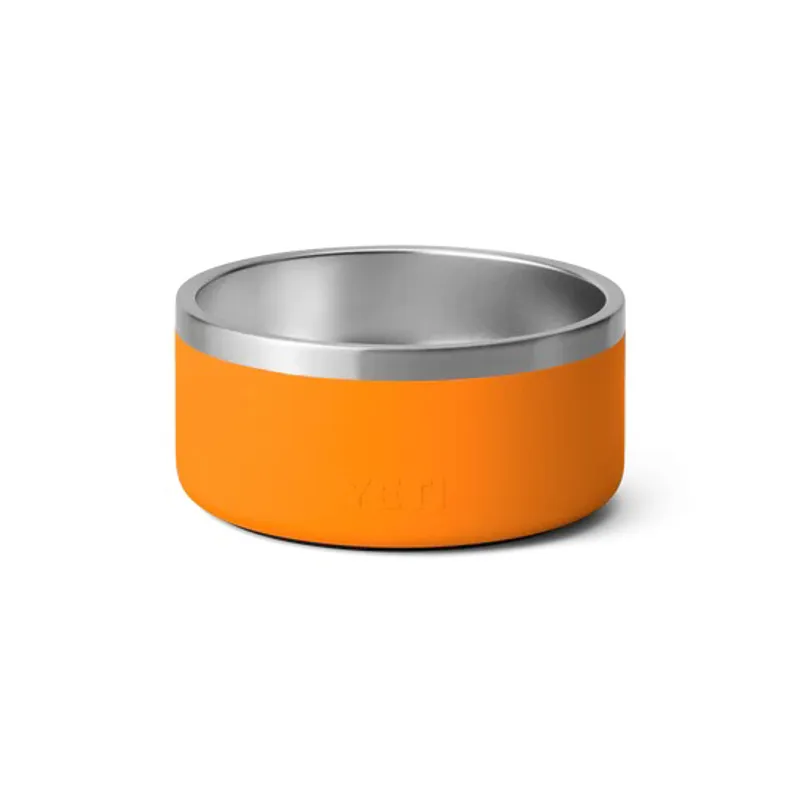 YETI Boomer King Crab Orange 4 Dog Bowl -2