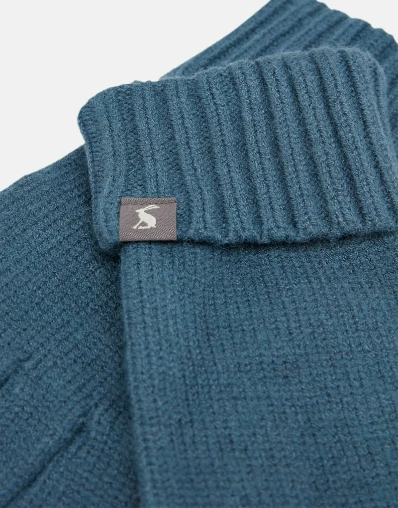 Joules Snowday Chambray Gloves-1